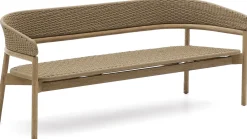 Tuinbanken|Zitbanken-Kave Home Arinella Tuinbank Beige, Naturel