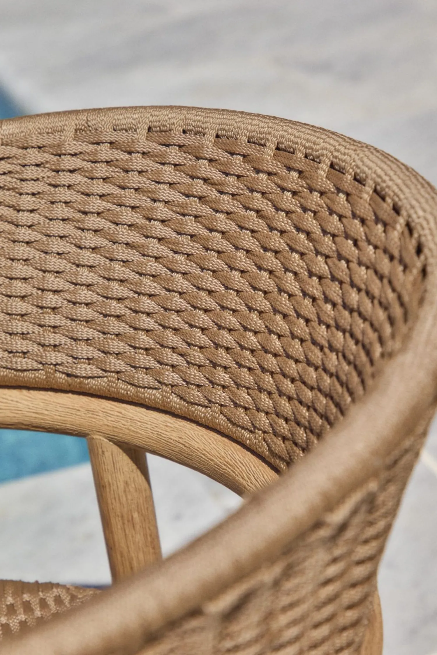 Tuinstoelen-Kave Home Arinella Tuinstoel Naturel