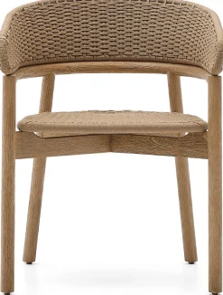 Tuinstoelen-Kave Home Arinella Tuinstoel Naturel