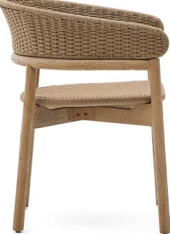 Tuinstoelen-Kave Home Arinella Tuinstoel Naturel