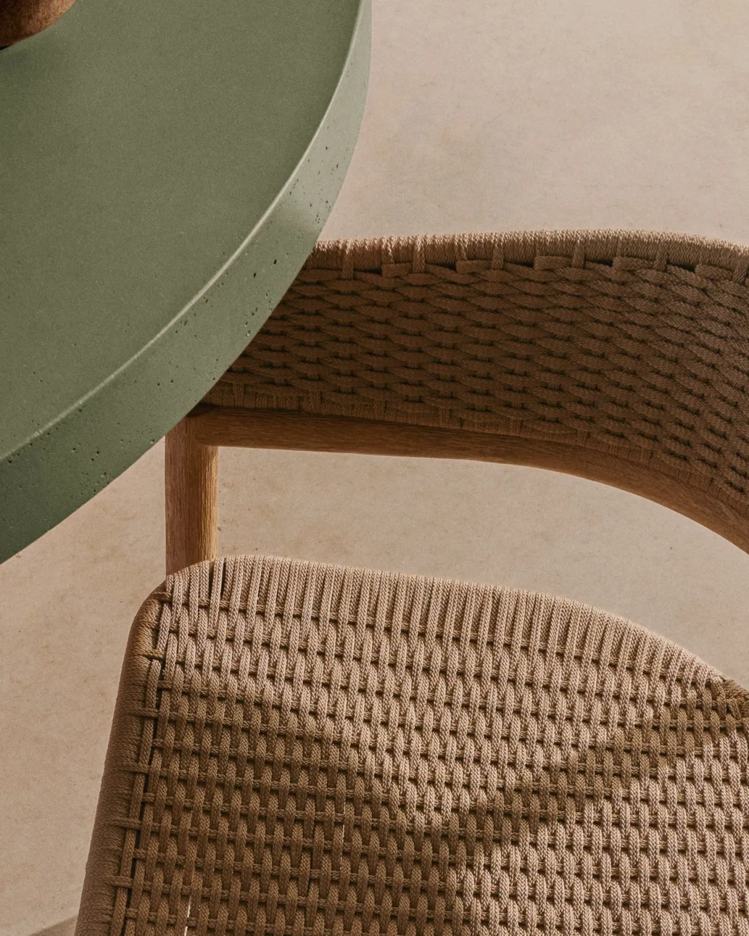 Tuinstoelen-Kave Home Arinella Tuinstoel Naturel