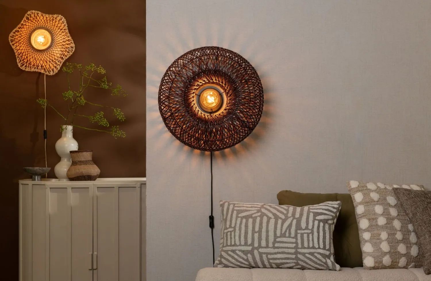 Wandlampen|Wandlampen-Good&Mojo Arizona Wandlamp Burgundy