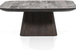 Houten Salontafels|Vierkante Salontafels-Eleonora Aron Salontafel Bruin