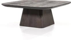 Houten Salontafels|Vierkante Salontafels-Eleonora Aron Salontafel Bruin