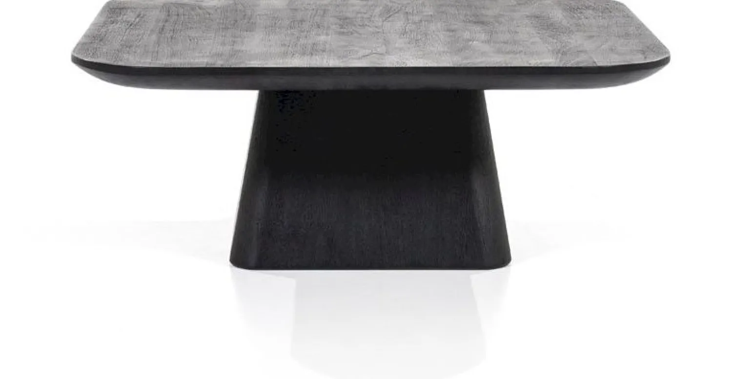 Houten Salontafels|Vierkante Salontafels-Eleonora Aron Salontafel Zwart