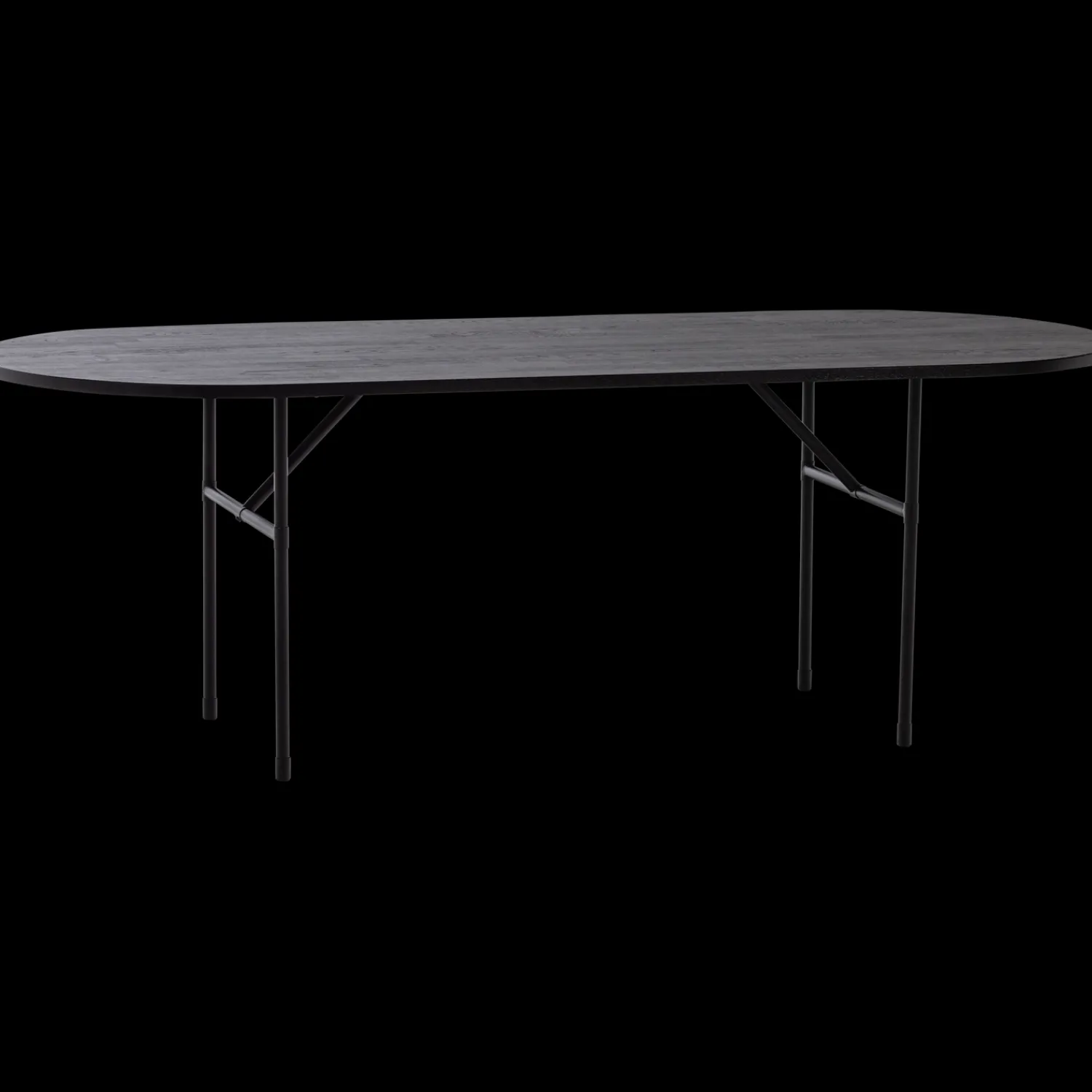 Houten Eettafels-WOOOD Arthur Eettafel Zwart