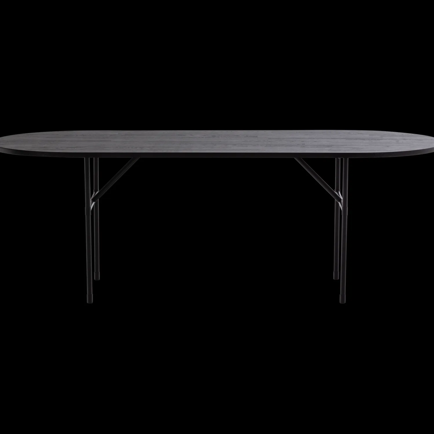 Houten Eettafels-WOOOD Arthur Eettafel Zwart