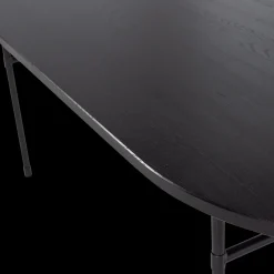 Houten Eettafels-WOOOD Arthur Eettafel Zwart