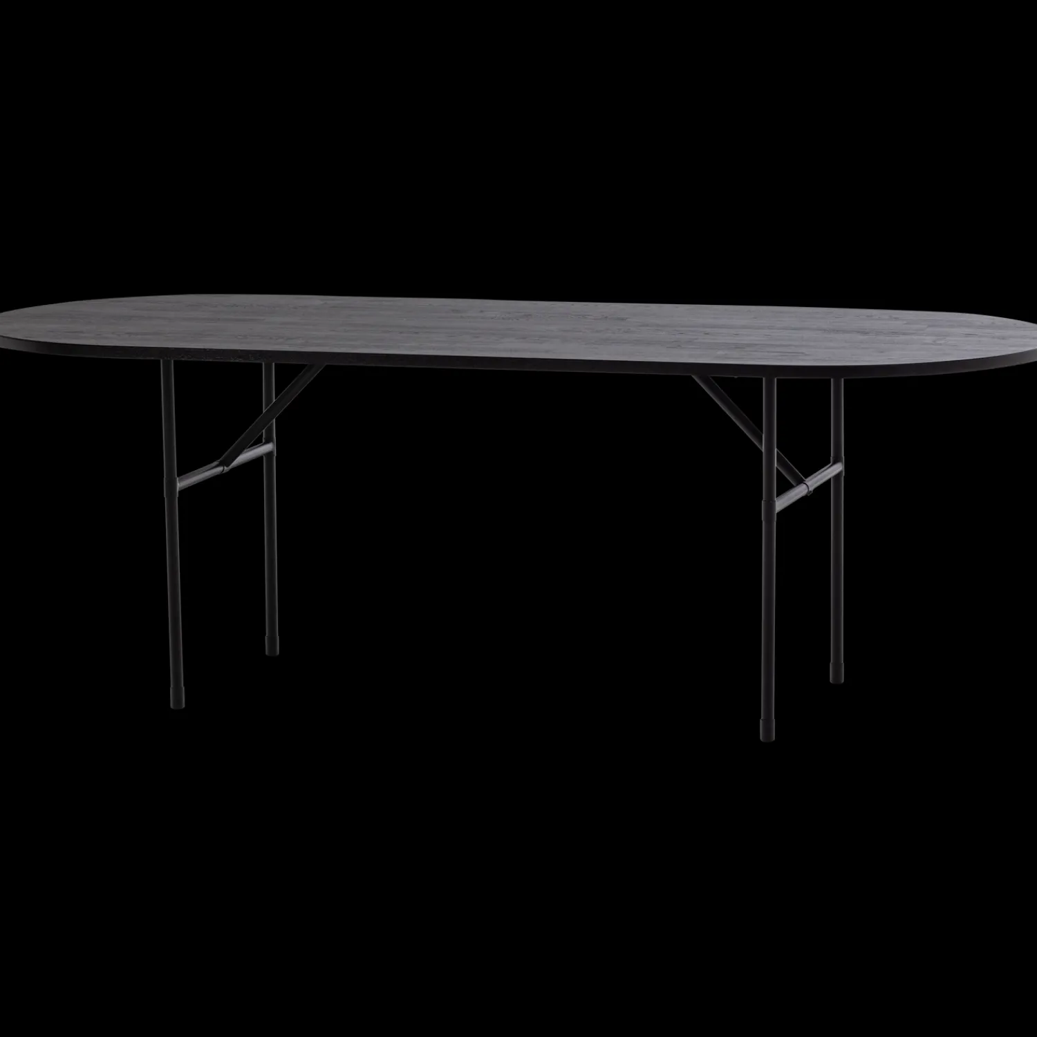 Houten Eettafels-WOOOD Arthur Eettafel Zwart