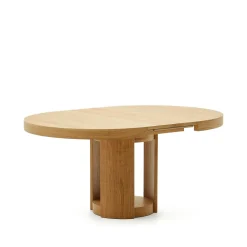 Houten Eettafels-Kave Home Artis Uitschuifbare Eettafel Naturel