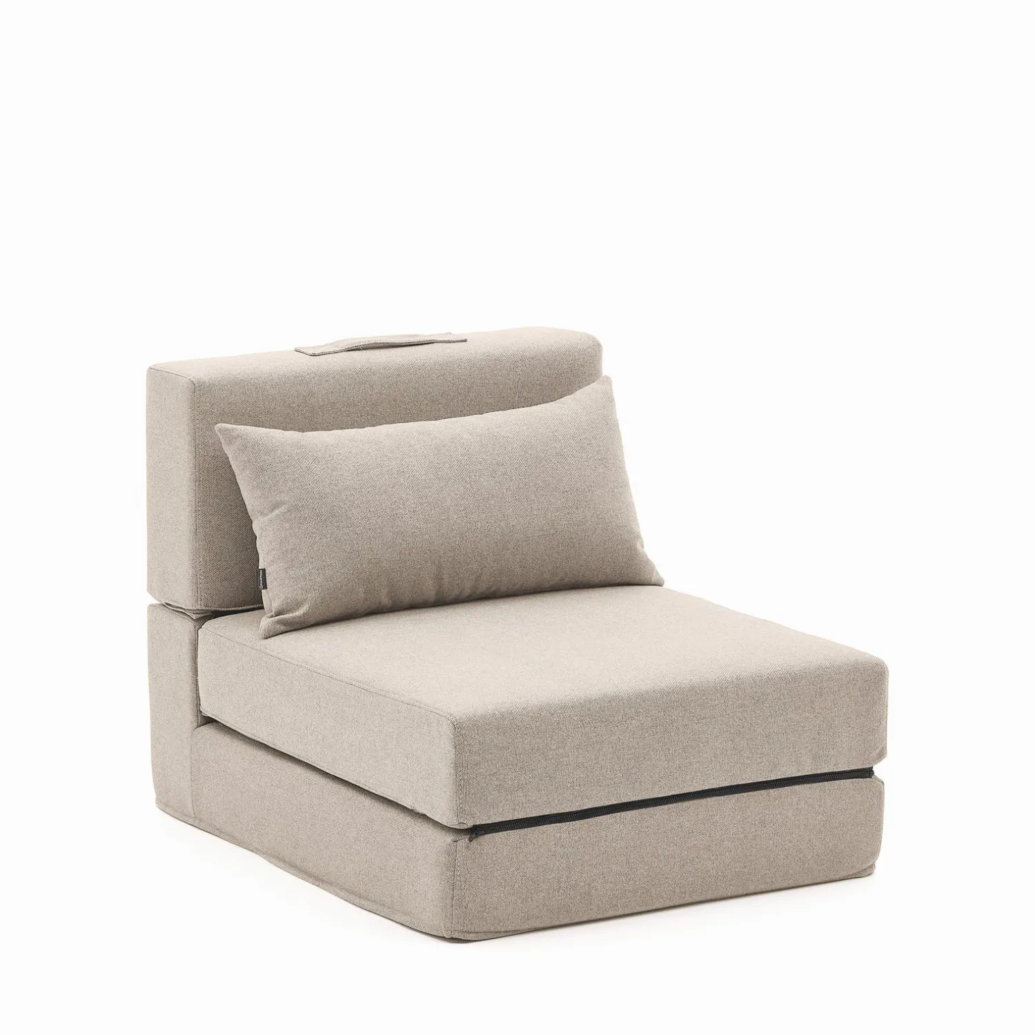 Slaapbanken|Slaapbanken-Kave Home Arty Poefbed Beige