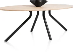 Houten Eettafels|Ovale Eettafels-XOOON Arvada Ellips Eettafel Natural