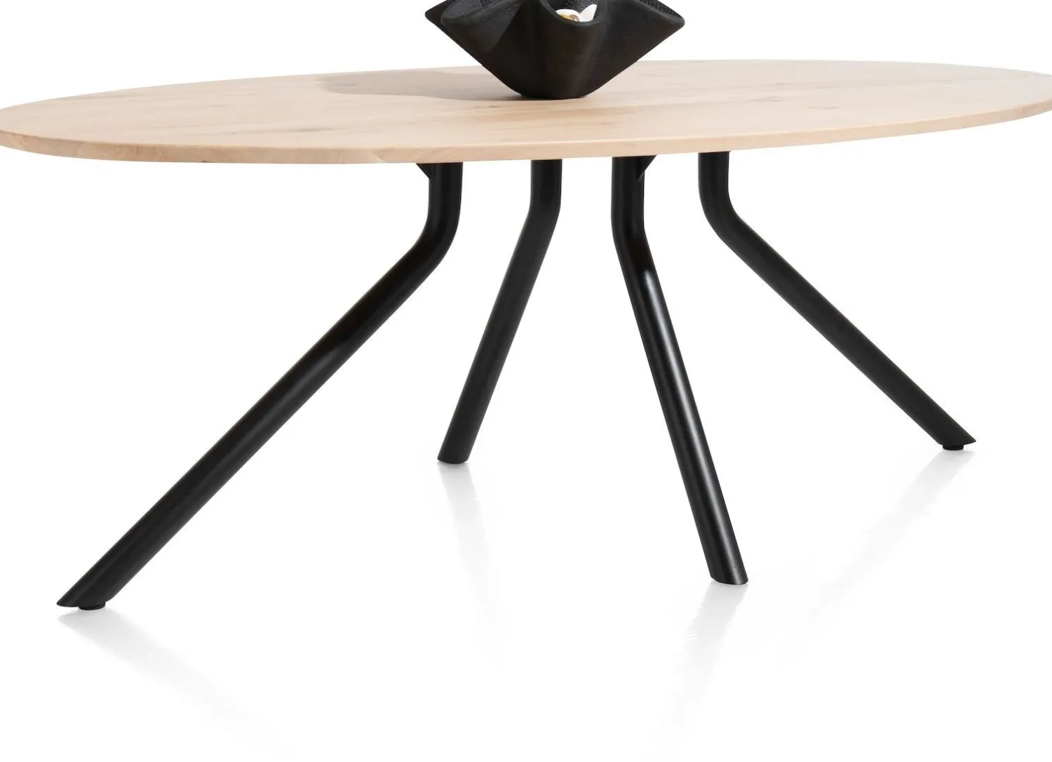 Houten Eettafels|Ovale Eettafels-XOOON Arvada Ellips Eettafel Natural