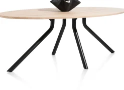 Houten Eettafels|Ovale Eettafels-XOOON Arvada Ellips Eettafel Natural