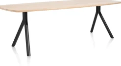Houten Eettafels|Ovale Eettafels-XOOON Arvada I Ovaal Eettafel Natural