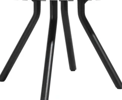 Houten Eettafels|Ronde Eettafels-XOOON Arvada Rond Eettafel Onyx