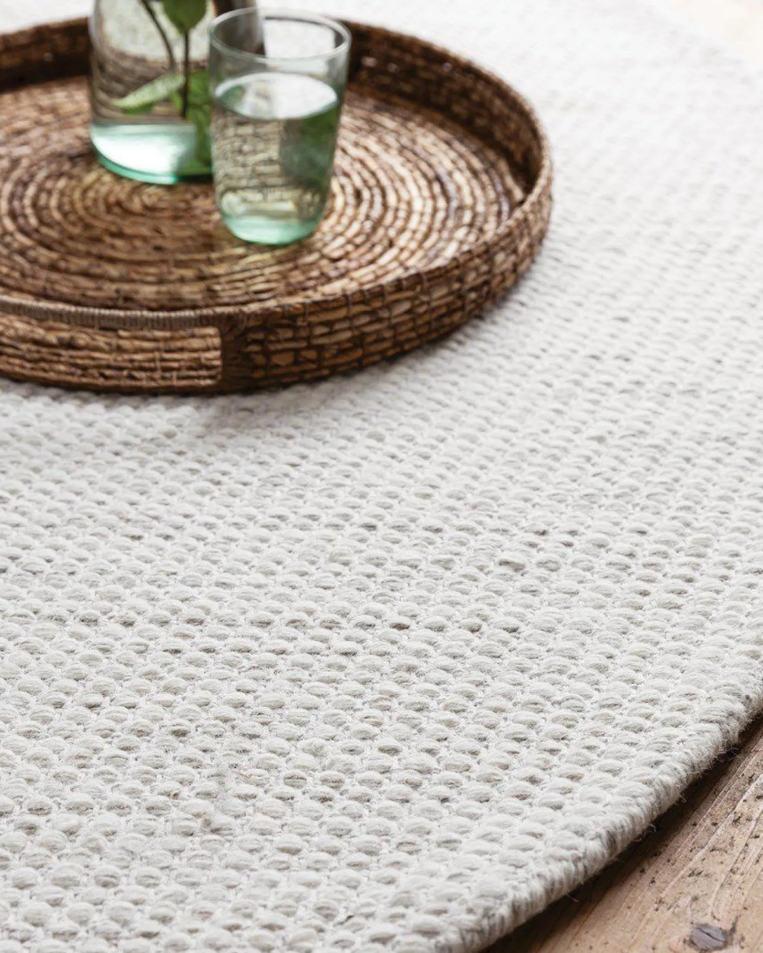 Vloerkleden|Wollen Vloerkleden-MUST Living Asuri M Vloerkleed Ivory