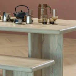 Houten Eetkamerbanken-WOOOD Ato Eetkamerbank Naturel