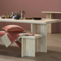 Houten Eetkamerbanken-WOOOD Ato Eetkamerbank Naturel