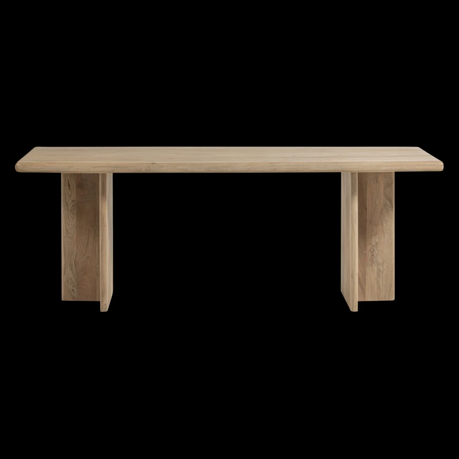 Houten Eettafels|Rechthoekige Eettafels-WOOOD Ato Eettafel Naturel