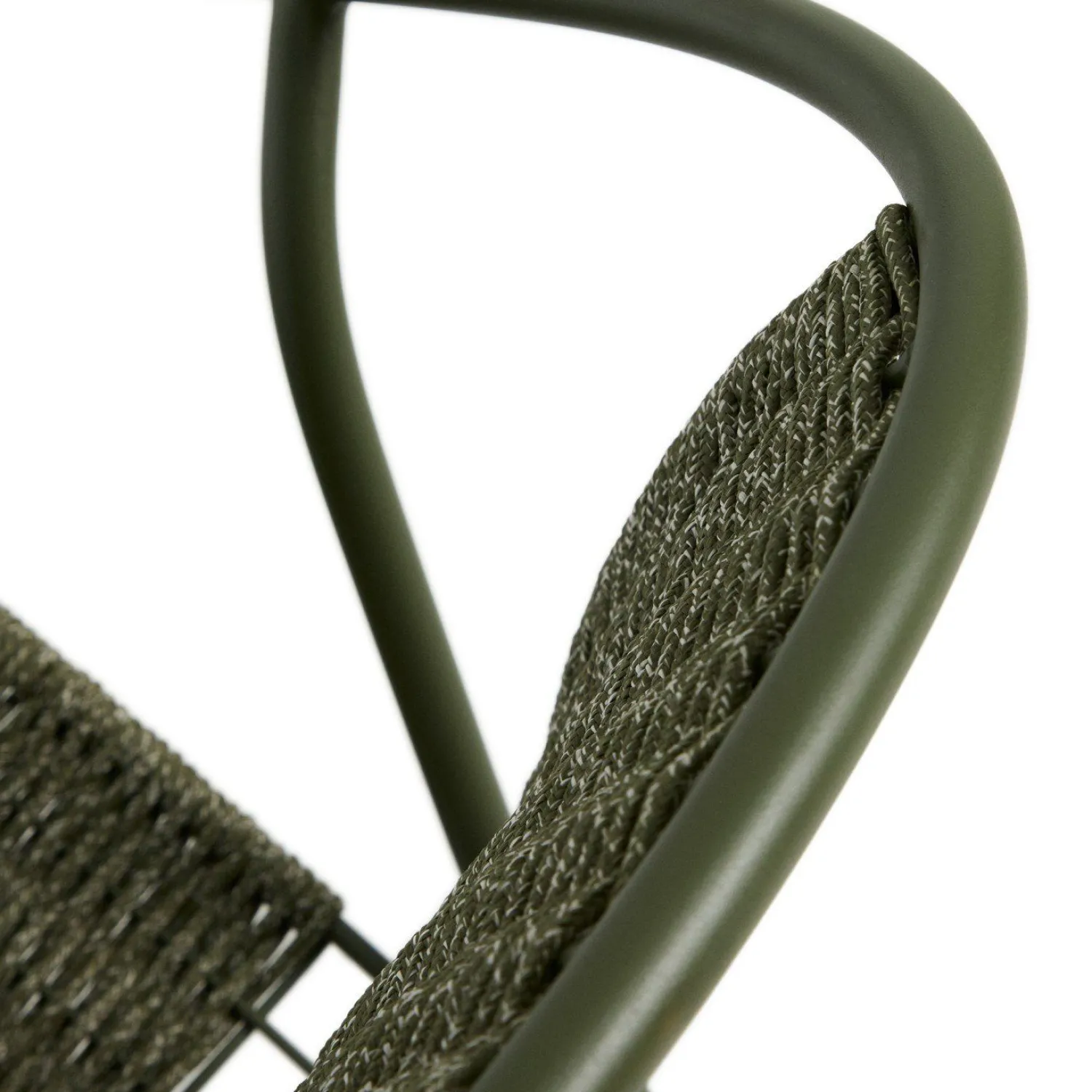 Tuinstoelen-Kave Home Atrani Outdoor Fauteuil Groen