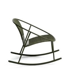 Tuinstoelen-Kave Home Atrani Outdoor Schommelstoel Groen