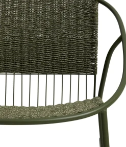 Tuinstoelen-Kave Home Atrani Outdoor Schommelstoel Groen