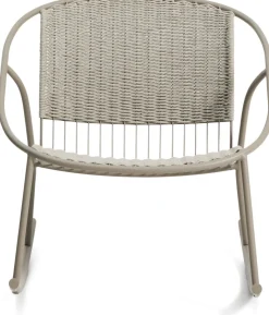Tuinstoelen-Kave Home Atrani Outdoor Schommelstoel Taupe