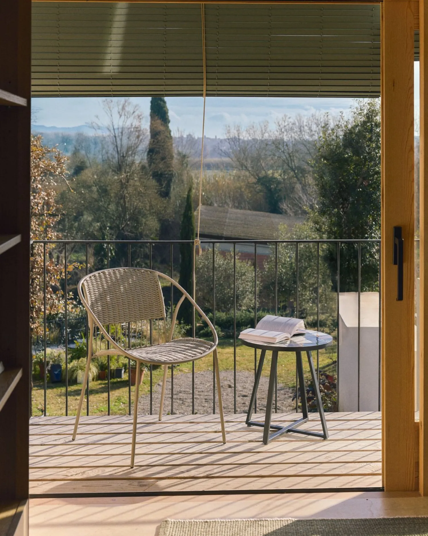 Tuinstoelen-Kave Home Atrani Tuinstoel Taupe