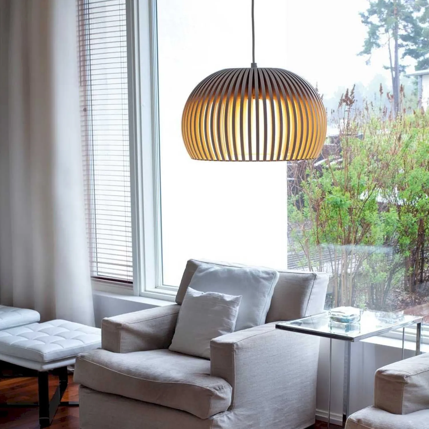 Hanglampen|Hanglampen-Secto Design Atto 5000 Hanglamp Naturel