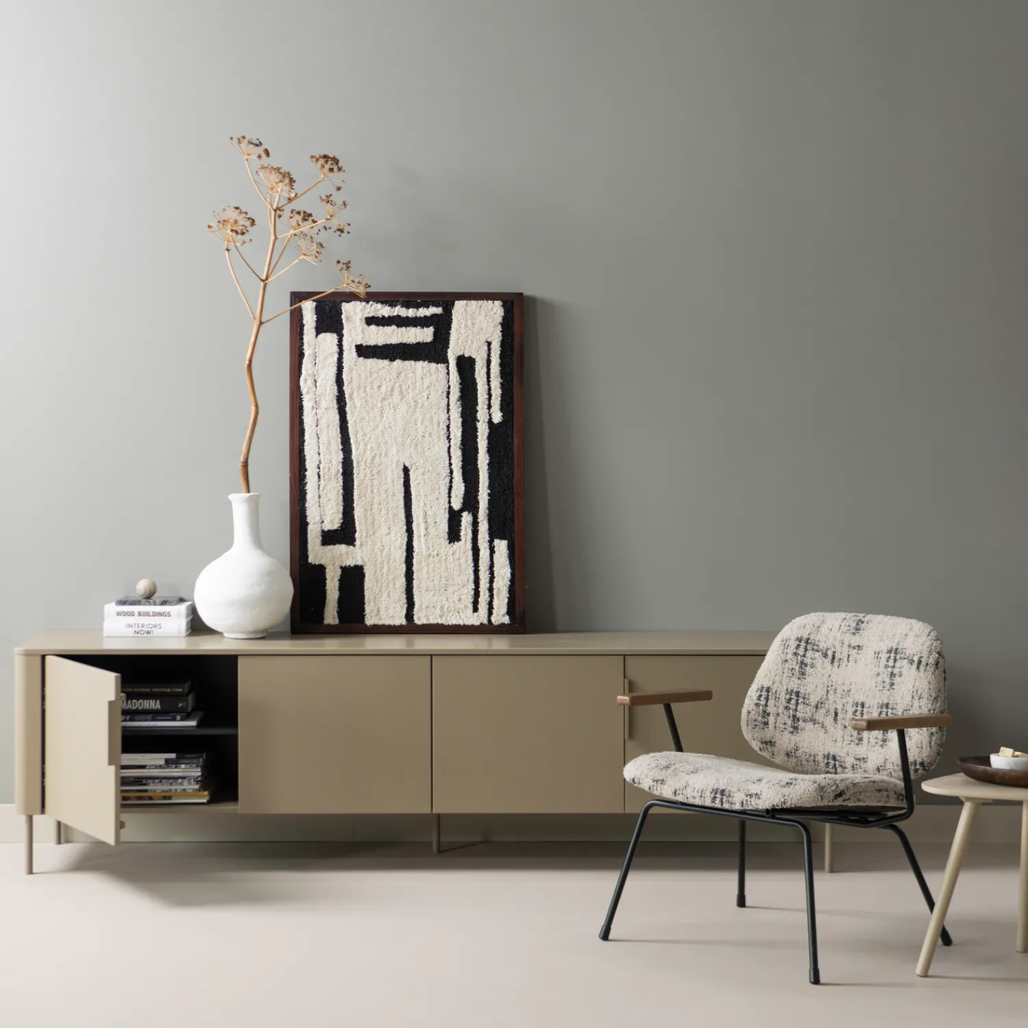 Ronde Fauteuils-WOOOD Aure Fauteuil Beige