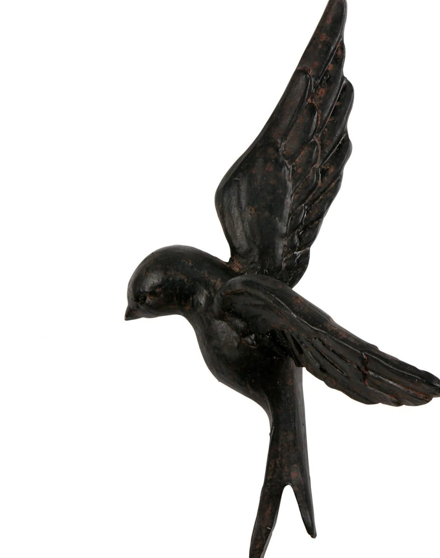 Wanddecoraties-WOOOD Avaler Vogels Set van 4 Wanddecoratie Zwart