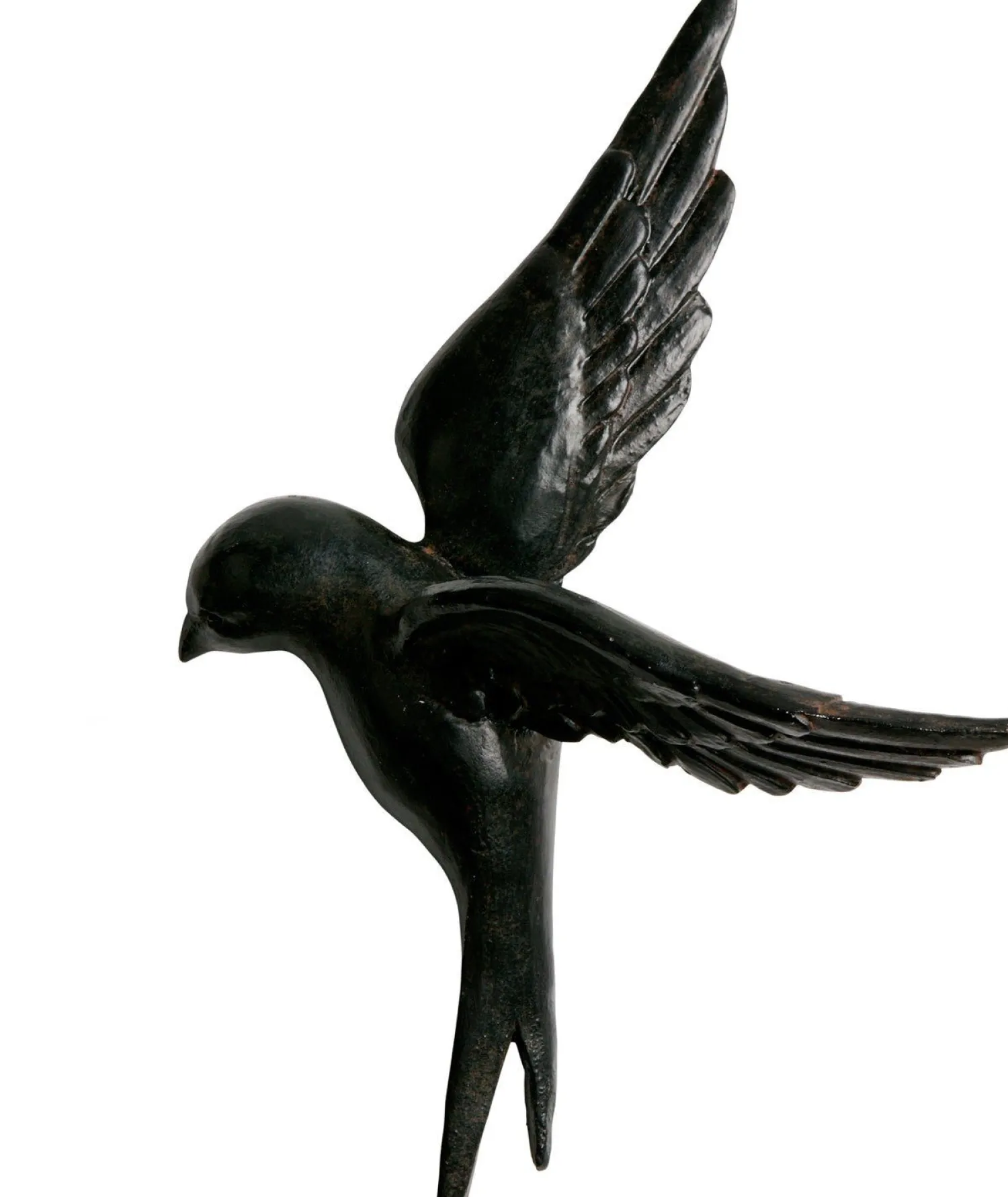 Wanddecoraties-WOOOD Avaler Vogels Set van 4 Wanddecoratie Zwart