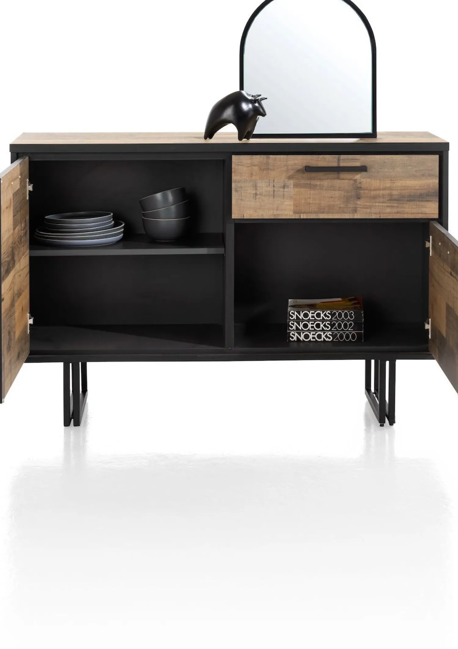 Dressoirs-Henders en Hazel Avalon Dressoir Driftwood