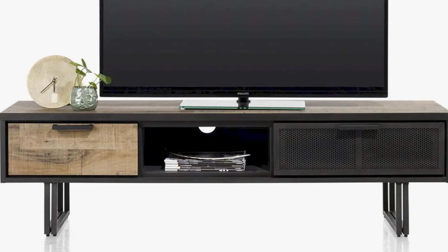 Tv-Meubels-Henders en Hazel Avalon Tv-meubel Driftwood