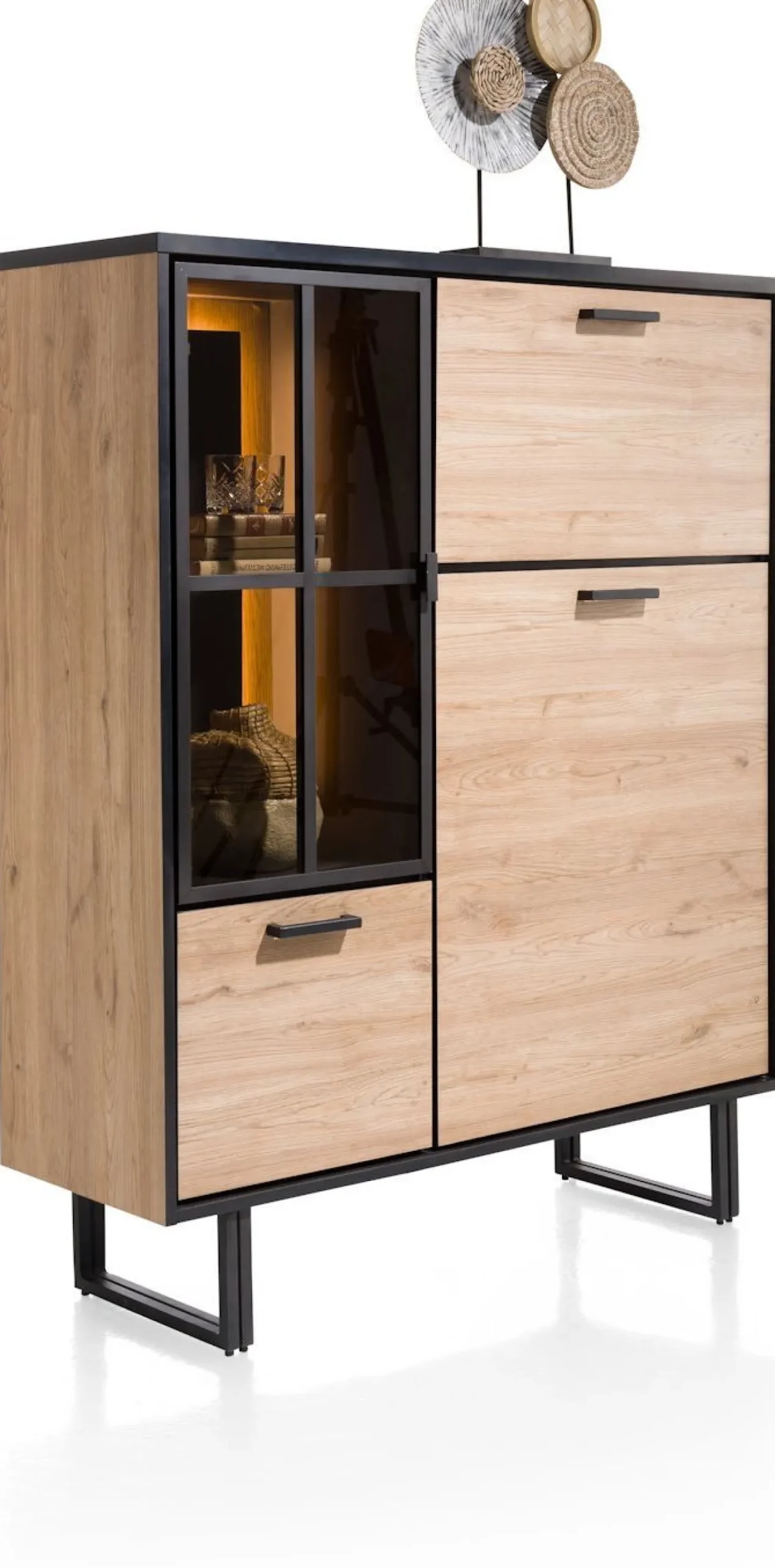 Dressoirs-Henders en Hazel Avalon Highboard Natural