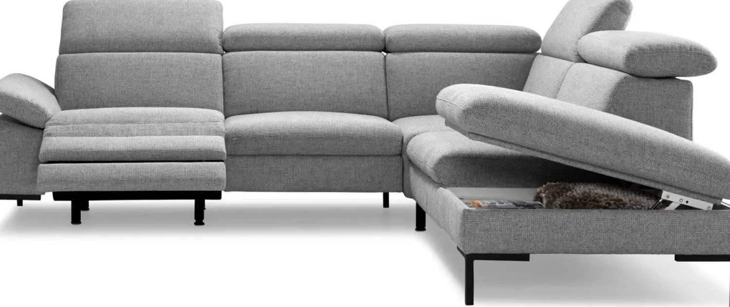 Hoekbanken-Feelings Wonen Avalon Hoekbank Lichtgrijs