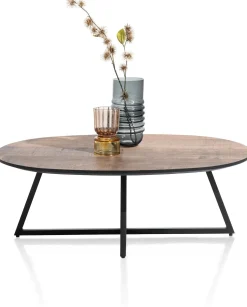 Ovale Salontafels-Henders en Hazel Avalon Ovaal Salontafel Driftwood