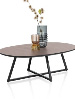 Ovale Salontafels-Henders en Hazel Avalon Ovaal Salontafel Roest