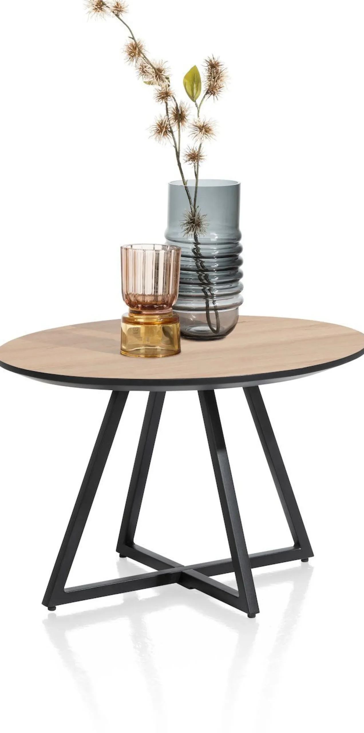 Ronde Bijzettafels-Henders en Hazel Avalon S Bijzettafel Naturel oak