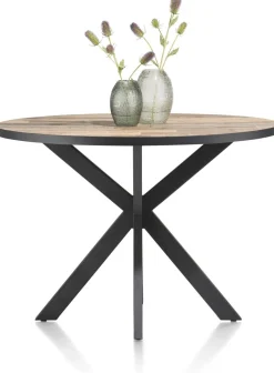Houten Bartafels|Ronde Bartafels-Henders en Hazel Avalox Bartafel Naturel