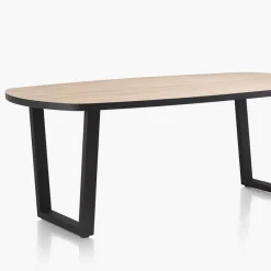 Houten Eettafels-Henders en Hazel Avalox Eettafel Naturel Vintage