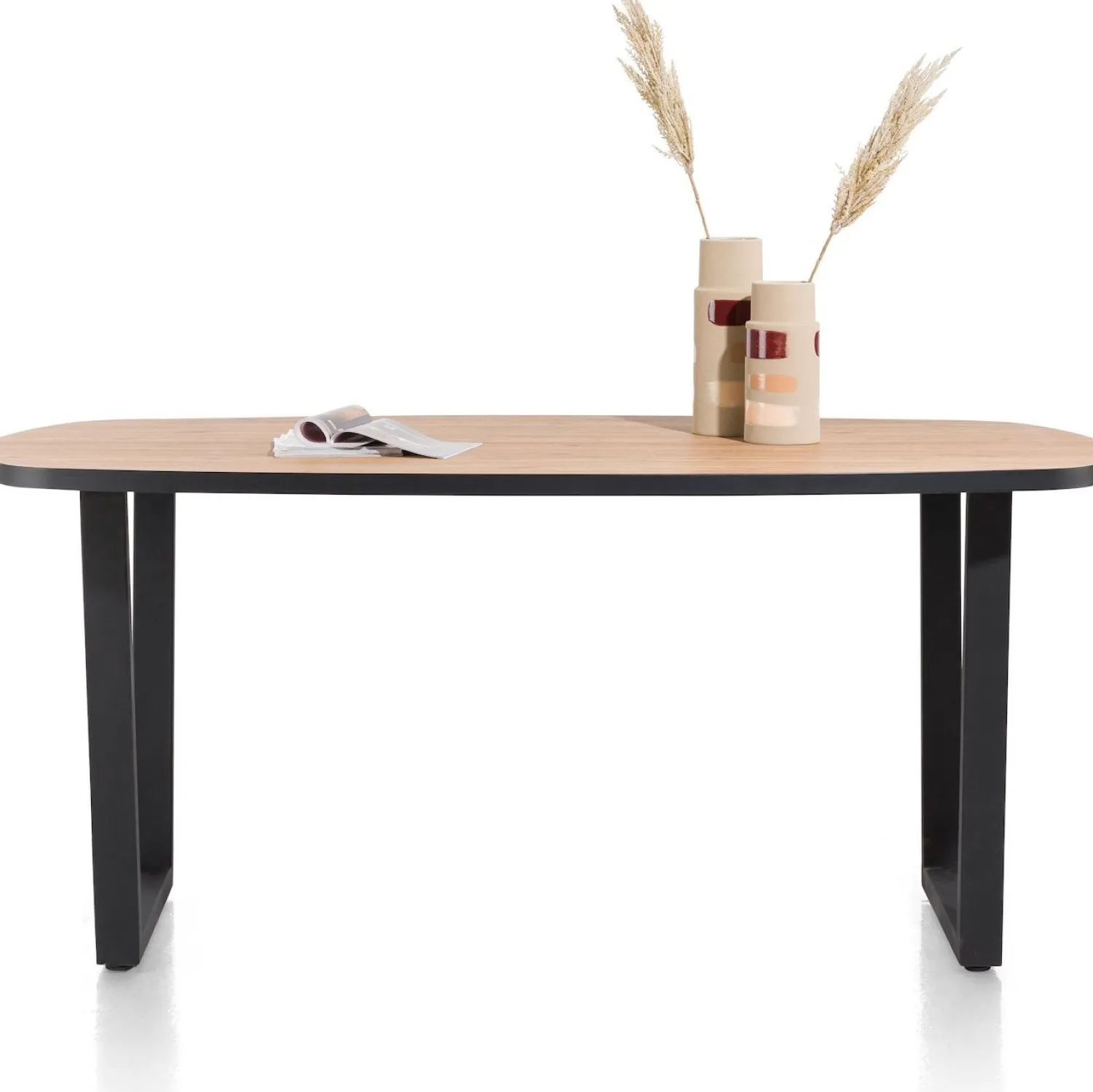 Houten Eettafels-Henders en Hazel Avalox Eettafel Naturel Vintage