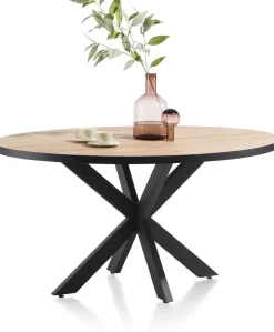 Houten Eettafels|Ovale Eettafels-Henders en Hazel Avalox Ovaal Eettafel Naturel Vintage