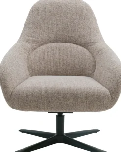 Draaifauteuils-Bert Plantagie Avia Fauteuil Cream