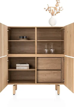 Opbergkasten|Opbergkasten-Henders en Hazel Azulo Highboard Naturel