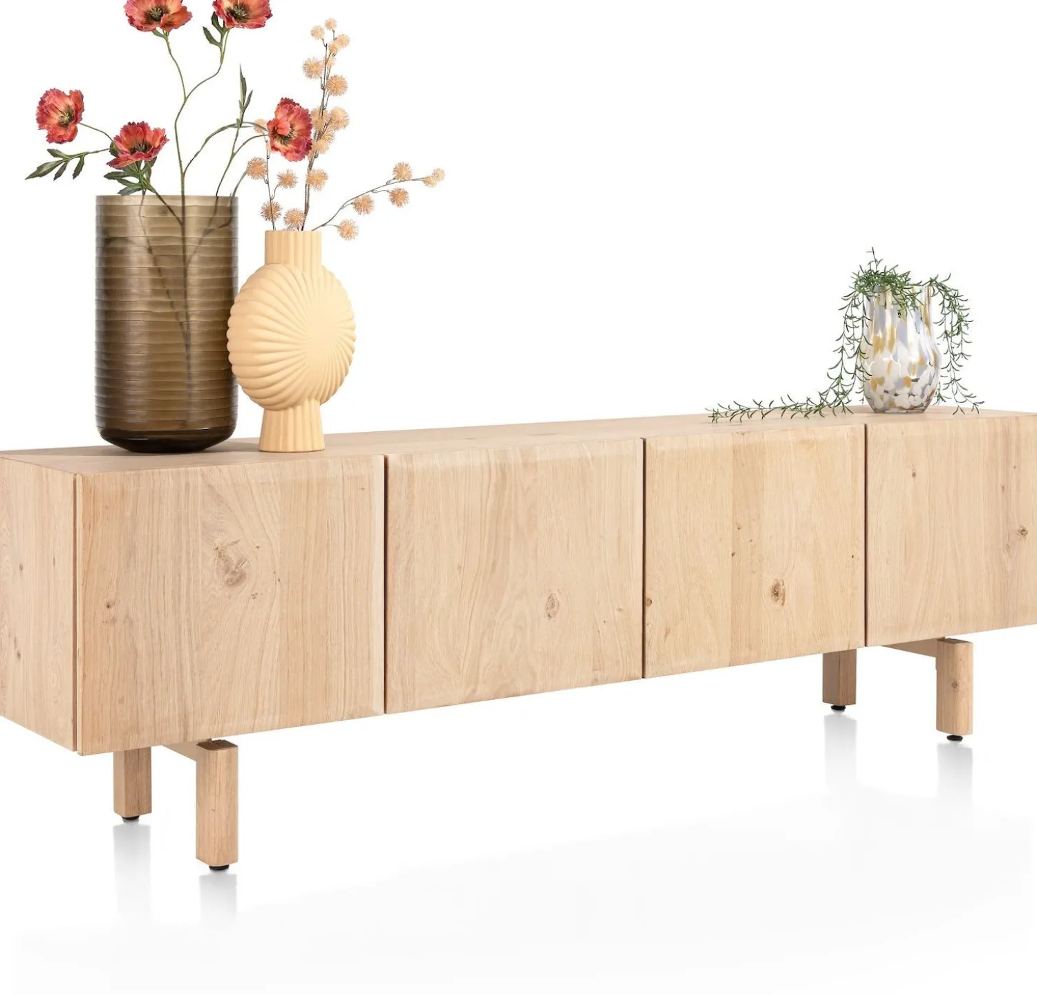 Dressoirs-Henders en Hazel Azulo Lowboard Naturel
