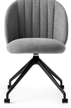 Design Stoelen|Eetkamerstoelen Met Wieltjes-Leolux Baani Eetkamerstoel Cognac