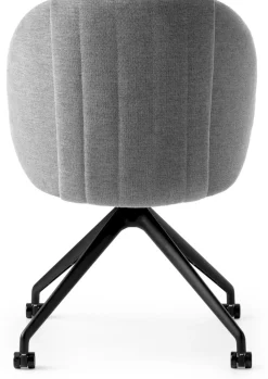 Design Stoelen|Eetkamerstoelen Met Wieltjes-Leolux Baani Eetkamerstoel Cognac