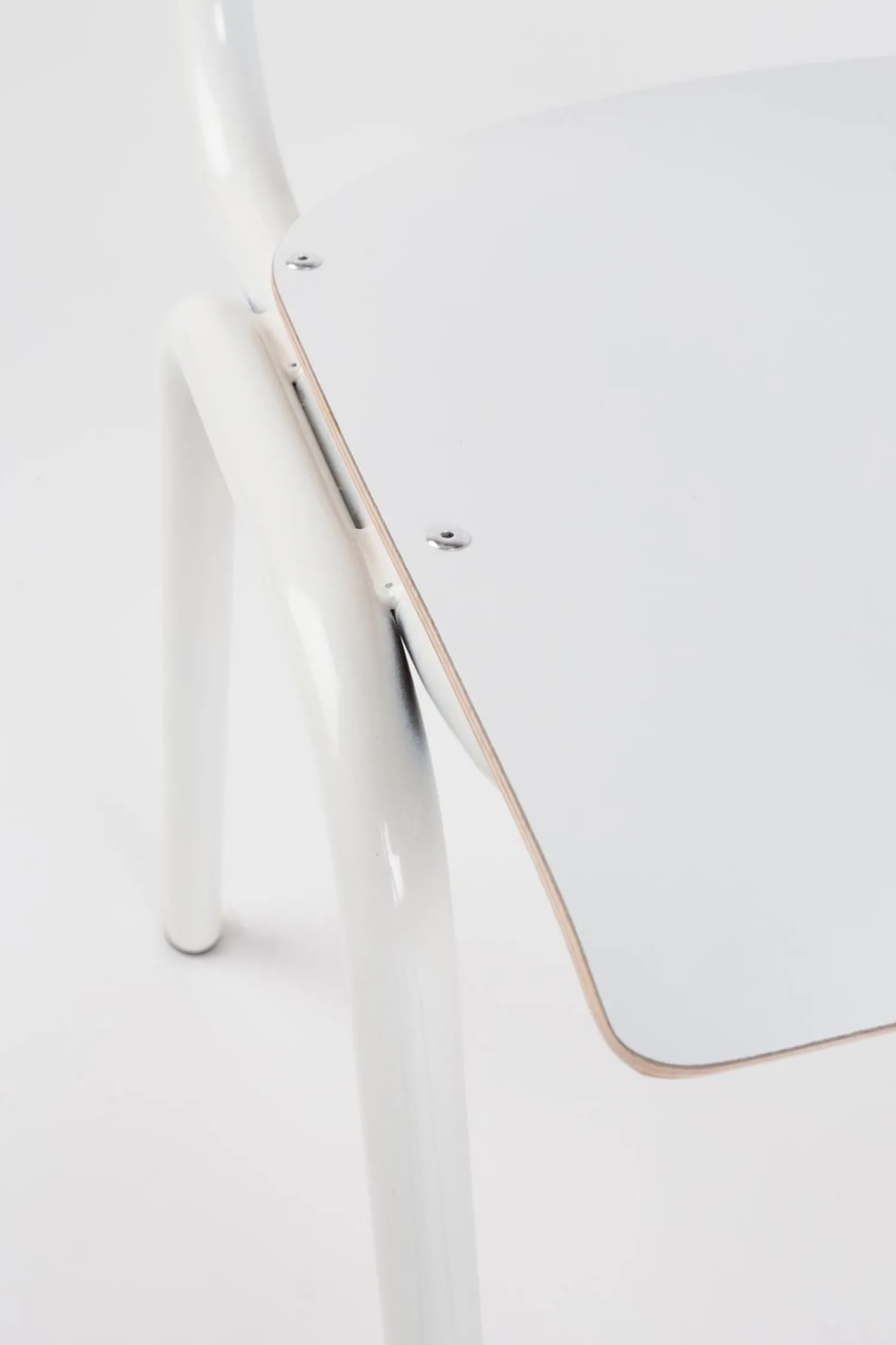 Eetkamerstoelen Zonder Armleuning-Zuiver Back to School (set van 4) Eetkamerstoel White